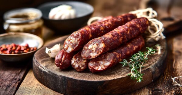 Češnjovka je tradicionalna hrvatska kobasica, prepoznatljiva po karakterističnom okusu češnjaka. Riječ je o kobasici koja se obično proizvodi od svinjskog mesa i u kojoj je češnjak glavni začin, dajući joj specifičnu aromu i okus. Češnjovka može biti svježa, za kuhanje i pečenje, ili sušena, trajna kobasica.