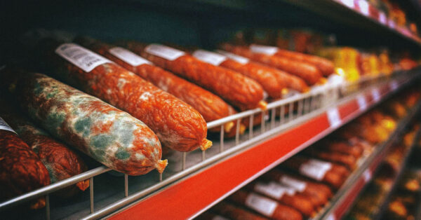 Pokvarena roba na policama trgovačkog lanca.